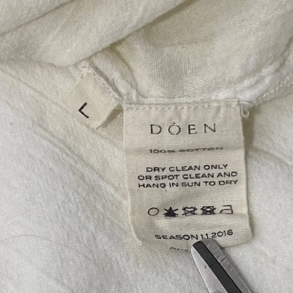 Doen Cream Blouse with Tassels - Picture 9 of 12